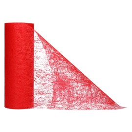 AmaCasa Non-Woven Table Runner with Flower Design 23 cm / 25 m Roll