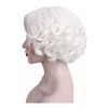 Stfantasy Peluca Blanco Rizado Con Fleco Stfantasy