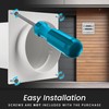 5 Inch Through-Wall Ventilation kit - Adjustable - Louvered Dryer