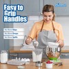 EHOMEA2Z Stainless Steel Measuring Cups Set 4Pc Metal Culinary Couture