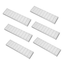 Mipcase 6Pcs Breathable Plastic Air Vent Covers for Cabinets Rectangular Shape and Windproof for Closets Wardrobes and Ceilings Durable and Reusable
