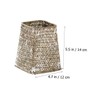 CAXUSD Elegant Woven Storage Basket Flower Holder Pen Container Small