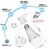 Ostwiki 2 Pack Rechargeable Light Bulb,Emergency Light Bulbs for Power