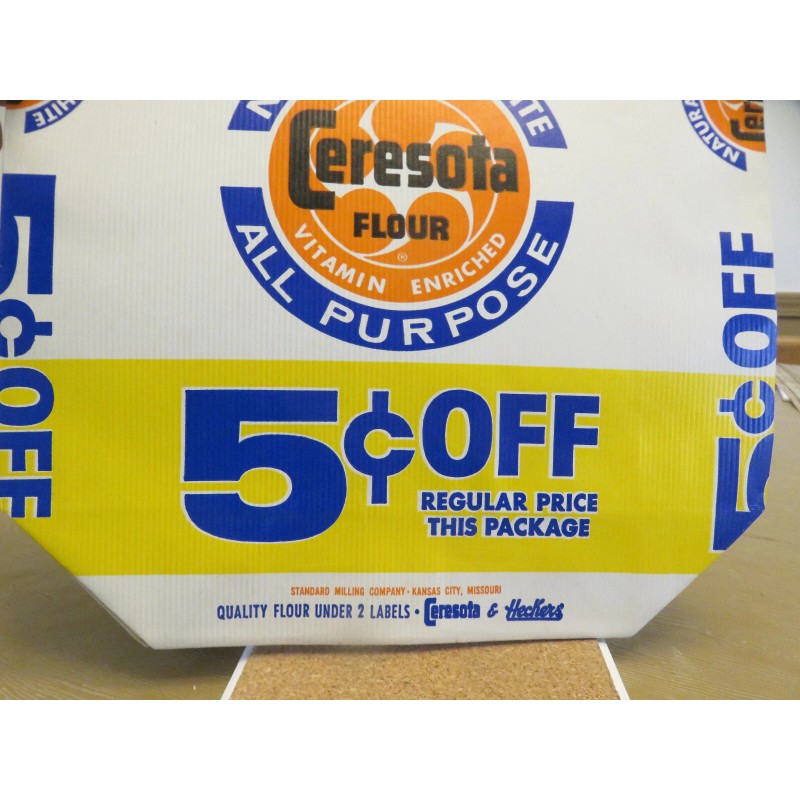 CERESOTA FLOUR BAG (Standard Milling Company, Kansas City, MO)---New Old