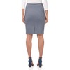 Rekucci Falda midi para mujer con ajuste cómodo, Azul Burbujas,