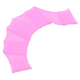 VOANZO 2 Pair Swimming Hand Paddle Gloves Webbed Palm Swimming Gear Frog Claw Surfing Paddles Aquatic Swim for Snorkeling for Kids Women Men for Swimming Training(Purple M+L)