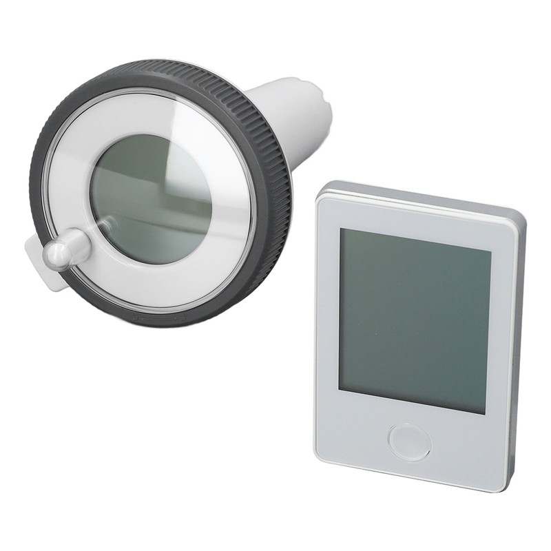 Wireless Solar Pool Temperature Meter High Accuracy IPX8 Waterproof LCD