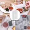 40pcs Double Compartment Condiment Container with Lids,Reusable Snack Containers,2 Compartment