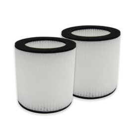 PUREBURG 2-Pack Replacement HEPA Filters Compatible with HIMOX H07 portable desktop air purifier
