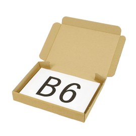 Earth Cardboard ID0403 Yu Packet, Click Post Compatible, B6, Thickness 1.2 inches (3 cm), Box, Set of 50, Unstructured, Small, Cardboard