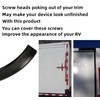 1" RV Vinyl Trim Molding Insert Black,for RV Camper Travel