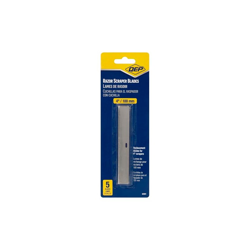 QEP 4" Razor Scraper Blades (5 Pack)