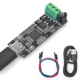 KOOKYE MKS CANable 2.0 USB-C to CAN Adapter Analyzer, Supports CAN-FD, SLCAN, SocketCAN, Candlelight, Klipper - Compatible with XP / WIN7 / WIN8, Linux