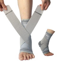 ABIRAM Ankle Brace (Pair) Ankle Support Arch Support Foot Support Sprained Foot Tendonitis Plantar Fasciitis