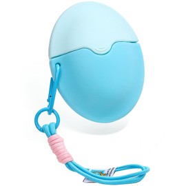 Sunscreen Applicator,Roll on Sponge Applicator for Sunscreen,Travel & Ourdoor Sunblock Buddy Brush Set with Protective Caps, Sun Lotion Sun Cream Brush (Blue)