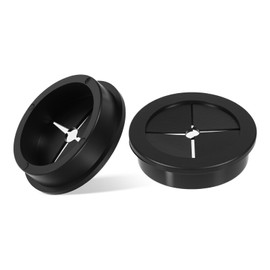 2 Pcs 1-3/4 Inch Grommet Desk Cable Cord Wire Hole Cover Flexible Rubber Grommets for Office Computer Desk Wire Organizer (45mm)