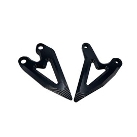 Motokano Foot Peg Heel Plate Guard for Ninja 400 Z400 All Years (Black)
