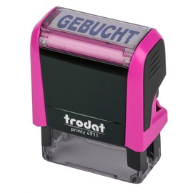 Trodat Printy 4911 Fuchsia Booked Blue