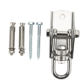 Heavy Duty Yoga Suspension Hooks Stainless Steel Hammock Hooks with Screws for Yoga Sandbags Swing Fixation