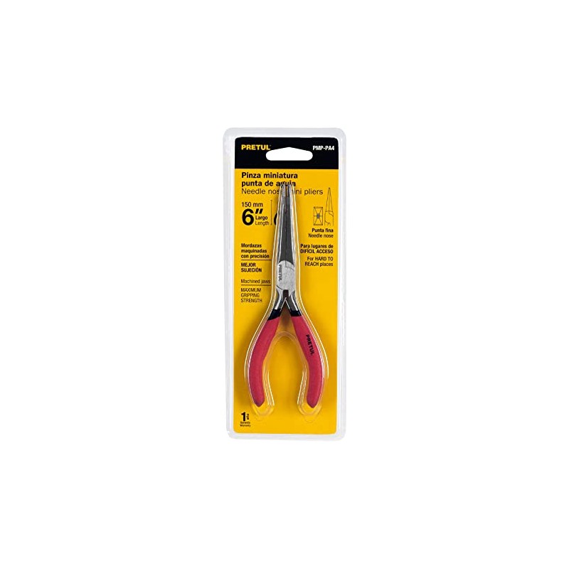 Pretul PMP-PA4, Pinza de punta de aguja 6", mango de
