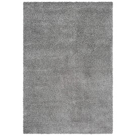 Safavieh California Premium Shag Collection SG151 2-inch Thick Area Rug, 5'3" x 7'6", Silver