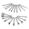 20Pcs High Speed Steel Rotary File DIY Grinding Head Set