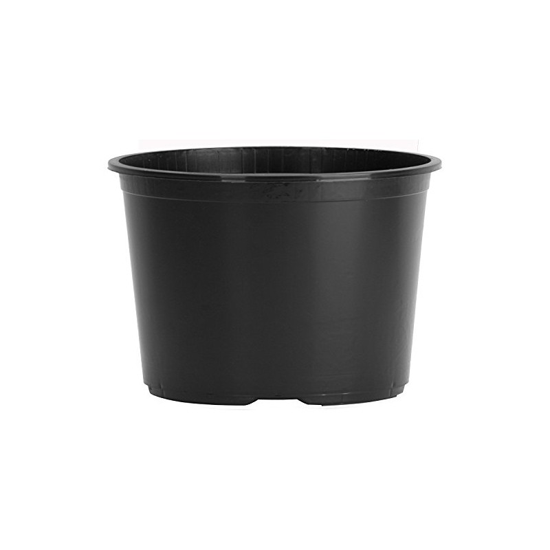 Akro Mils NSS005G2G18 #5 Black Squat Planter