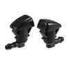 X AUTOHAUX 2pcs Windshield Washer Nozzle 2.5m Hose Connectors Kit