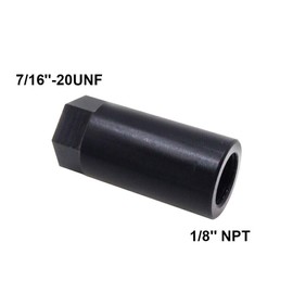 Fuel Rail Pressure Gauge Adapter Tool Compatible with GM Fuel Service Port Schrader Valve Black