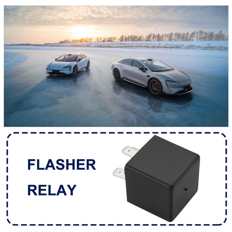 eMagTech 12.8V/162W 4-Pin Flasher Electronic Relay Max Power 130W LED