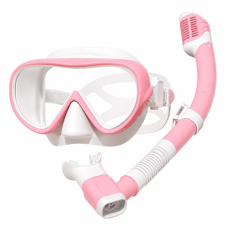 Kids Full-Vision Swim Mask for Pool Practice – Anti-Fog Polycarbonate