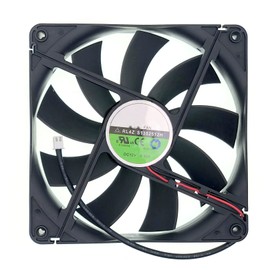 LEYEYDOJX New Cooling Fan for Globe Fan RL4Z S1352512H, DC 12V 0.33A Size:135x135x25mm 2-Wire Chassis Power Cooling Fan.