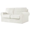 vctops 5 Pieces Velvet Stretch Sofa Cover for 2 Seater