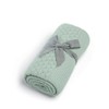 Mamas & Papas Small Knitted Blanket, Seedling Blue/Green