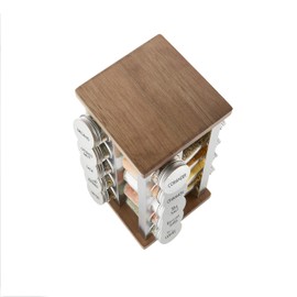 Kamenstein Vintage Spice Rack, 20-Jar, Assorted