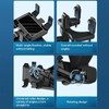 Car Rearview Mirror Phone Mount 360 Degree Rotation Cell Phone