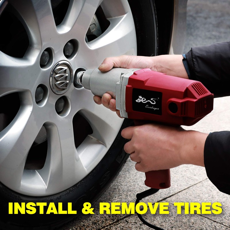 Corded Electric Impact Wrench 7.5A 1/2-Inch - MAX.230 Ft-Lbs -
