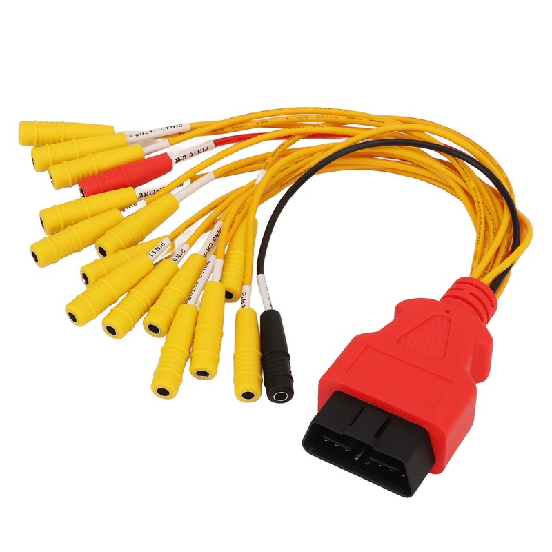 16 Pin Jumper Cable Safe Connection Female OBD Connector Diagnostic