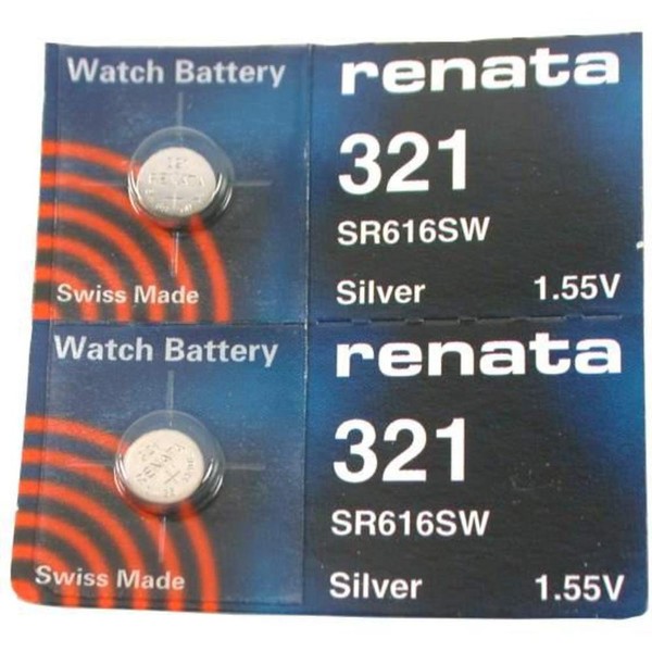 #321 2 Renata Watch Batteries