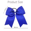 Hipcheer 20pcs 8" Large Blue Cheer Bows for Girls, Hand-made