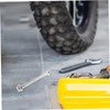 BUGUUYO Motorcycle Metal Axle Kit with Bolts Front and Rear