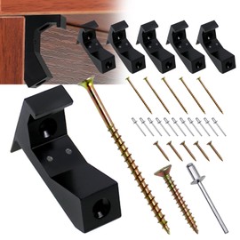 CNQLIS Squeaky Floor Repair Kit,Repair Kit Can be Safely Used on Any 5/8 inch or Thicker subfloor,Effectively Reattach Subfloor to Joists,Eliminating Floor Sounds(Black,6 Pcs)