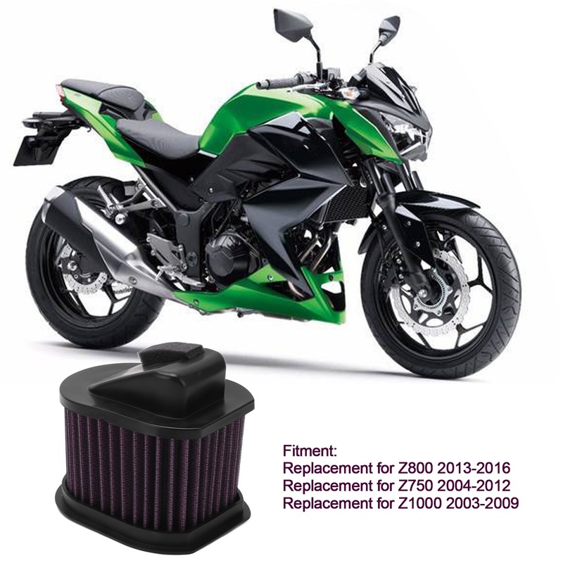 Motorcycle Air Filter High Flow Washable Reusable Wearproof Replacement for