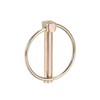 sourcing map Linch Pin with Ring - 8mm x 50mm
