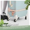 Vivikivi 4 Pcs Suitcase Wheels Replacement Universal Mute Luggage Suitcase
