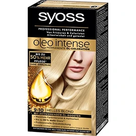 Syoss Oleo Intense Coloration 9-10 Helles Blond, 3er Pack (3 x 115 ml)