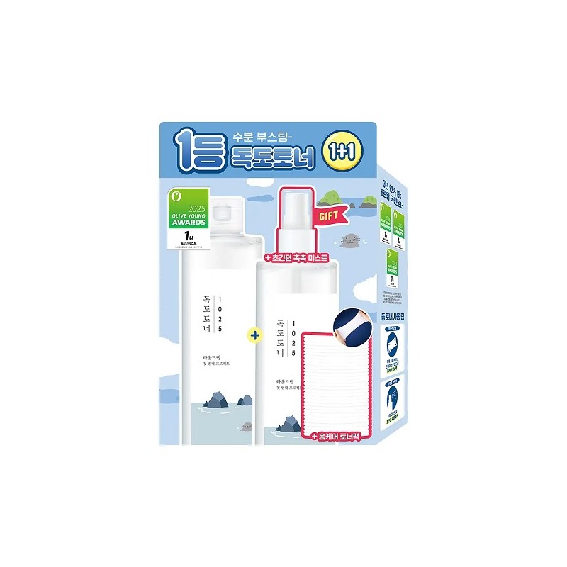 Round Lab 1025 Dokdo Toner 300ml + 300ml special (+30