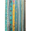 Mango Gifts Old Silk Sari Ribbon Doorway Curtain Rod Pocket,