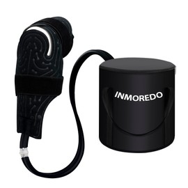 Inmoredo Portable Cold Therapy System Machine with Adjustable Knee, Therapy Ice Machine After Surgery, Flexible Universal Pad Suitable for Shoulder, Ankle, Cervical, Back, Leg and Hip - Black