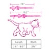 CHUKCHI 2 Pack/Set Cat Collar Breakaway with Cute Bow Tie